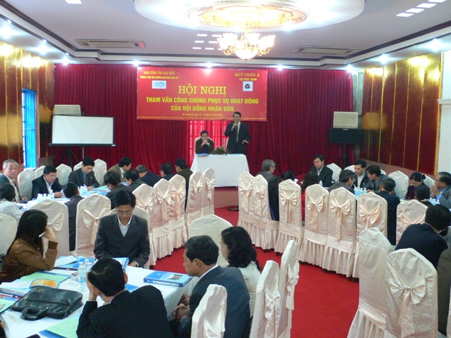 Ảnh Hội nghị tham vấn công chúng phục vụ hoạt động của Hội đồng nhân dân (Lạng Sơn, 25-27/11/2010)